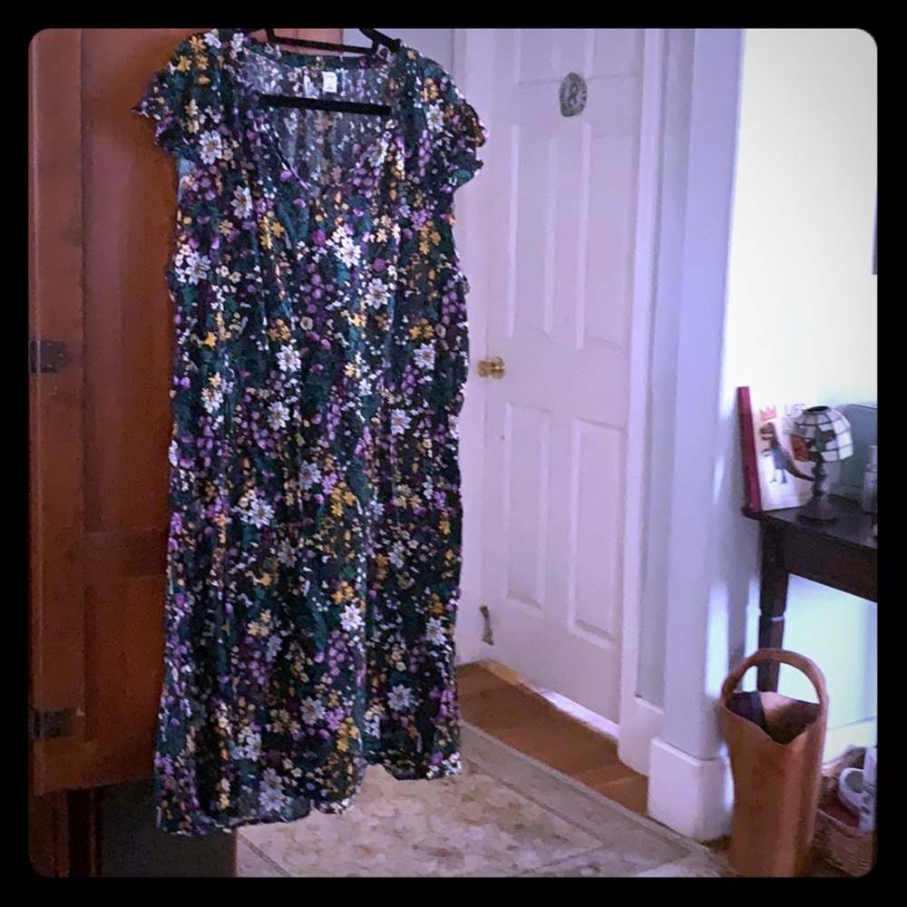 Floral dress s/short sleeves